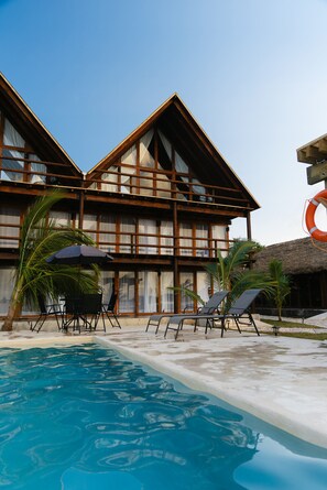 Façade de l’hébergement 