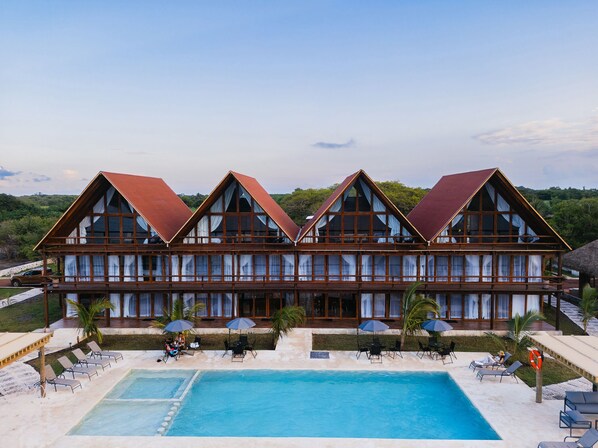 Façade de l’hébergement 