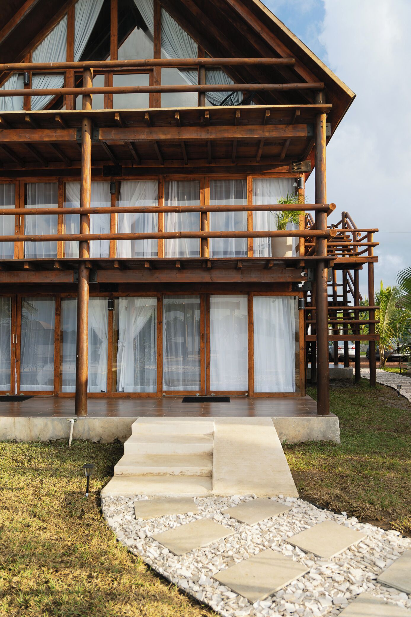 Façade de l’hébergement