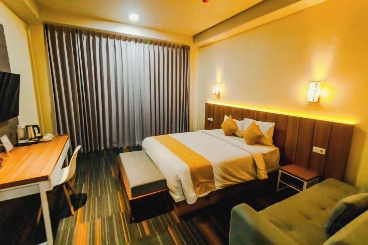 Minibar y ropa de cama