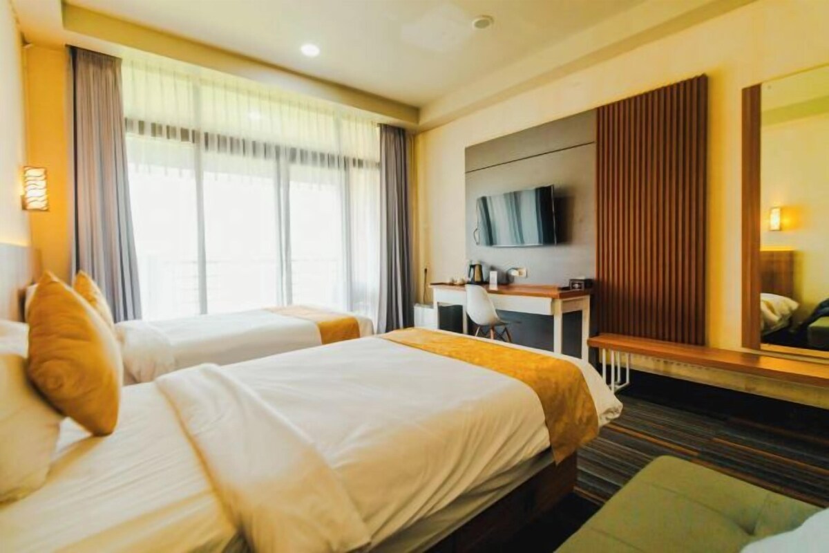 Minibar y ropa de cama