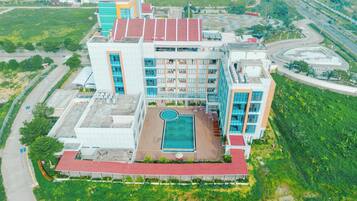 Overnatningsstedets facade