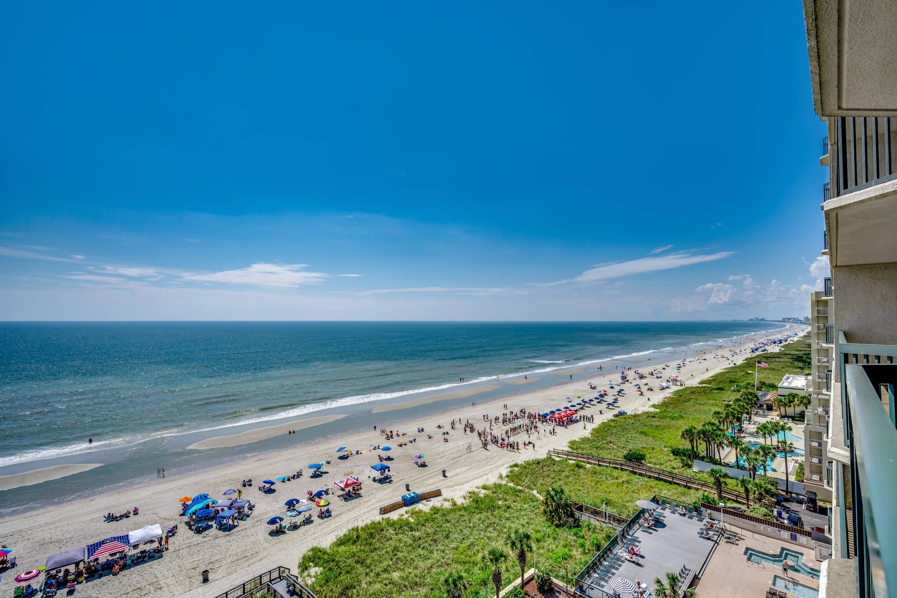 On the beach, motor boating, fishing