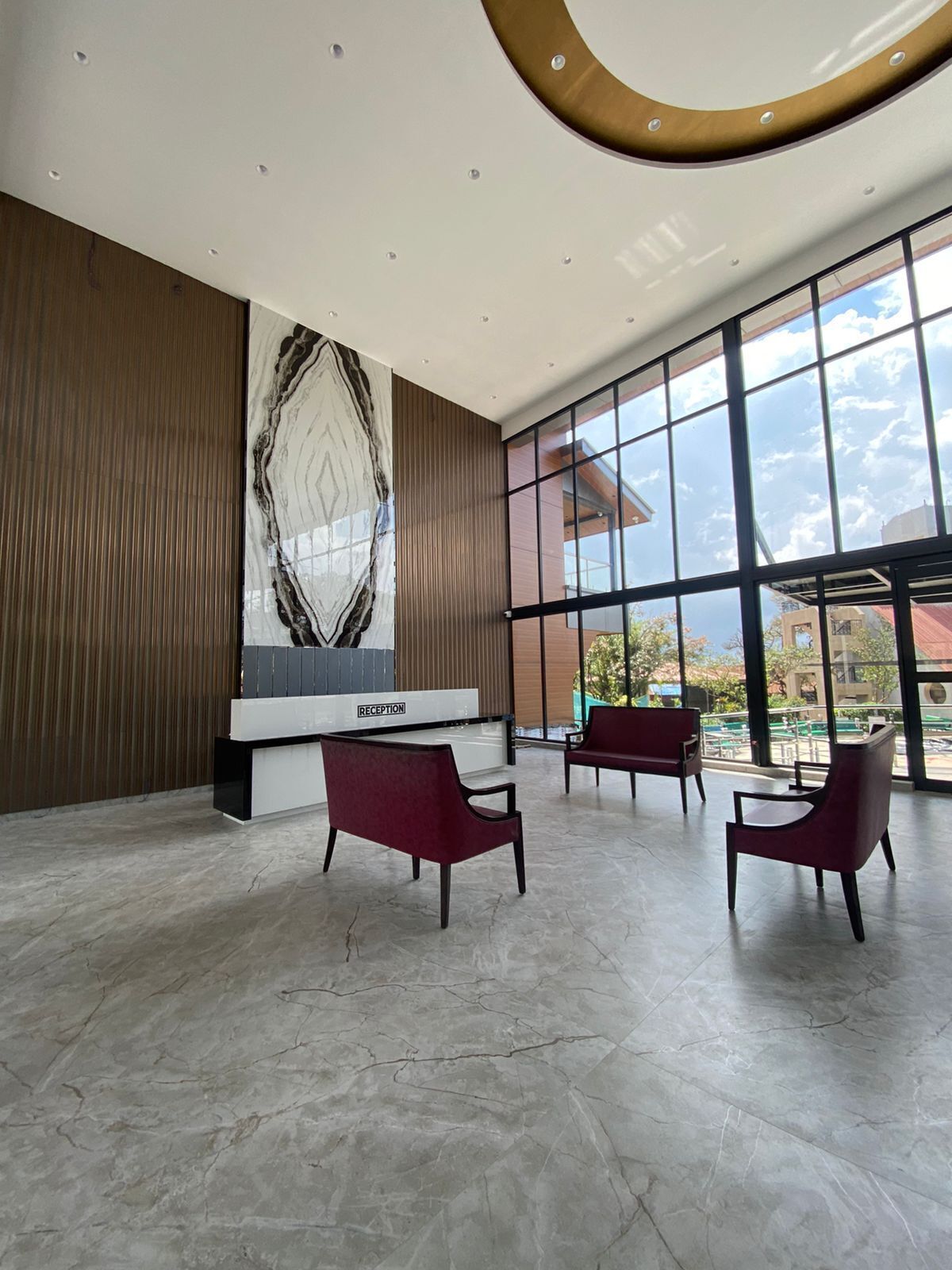 Lobby sitting area