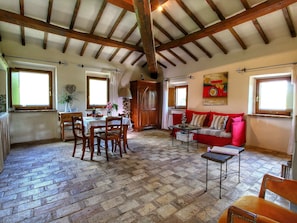 Fireplace - Lush Farmhouse in Umbertide With Pool (Umbertide)