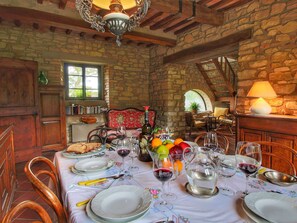 Dining - Comfortable House Near Umbertide With Garden (Umbertide)