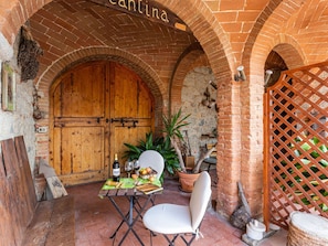 Balcony - Farmhouse in Ville di Corsano Siena at the Centre (Monteroni d'Arbia)