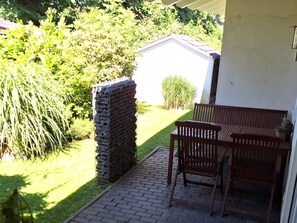 Balcony - Relaxing Holiday Home in Willersdorf in the Forest (Frankenberg)