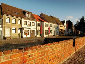 Explore historic European streets with unique architecture and charming buildings.