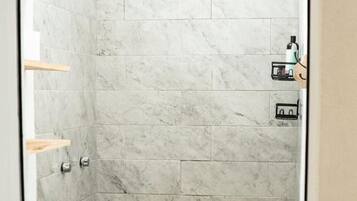 Soap, shampoo, toilet paper