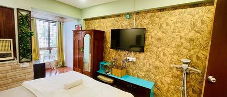 2 slaapkamers, een strijkplank/strijkijzer, wifi, beddengoed