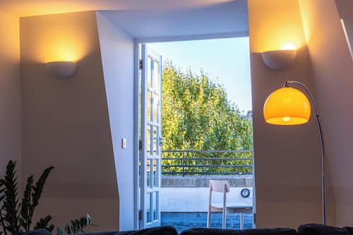 Apartment, 3 Bedrooms, Kitchen, City View | Living area | 43-inch Smart TV with digital channels, Netflix, streaming services