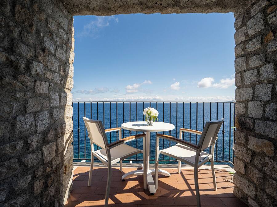 Camera familiare, 2 camere da letto, vista mare | Vista dalla camera