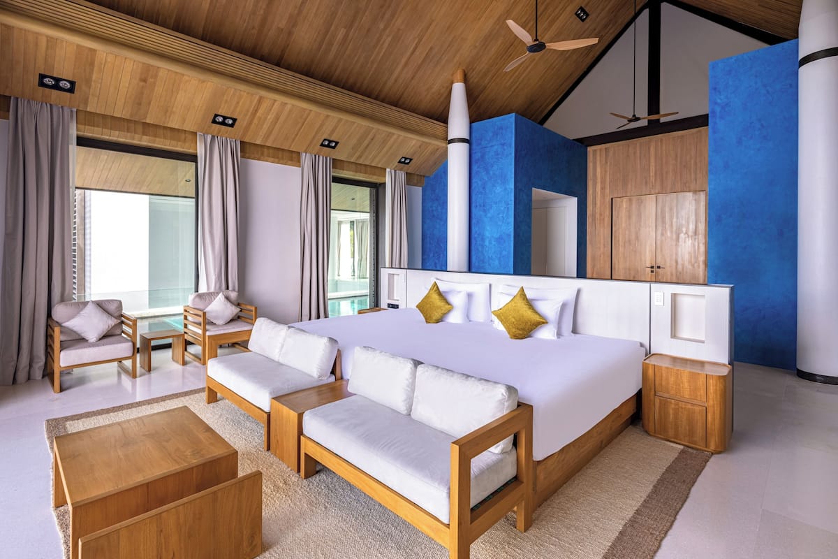6 habitaciones y ropa de cama de alta calidad