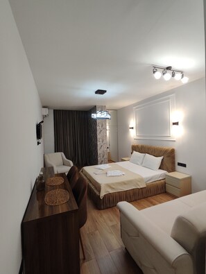 Iron/ironing board, WiFi, bed sheets - Sea View Apartment in Batumi, Georgia (Batumi)
