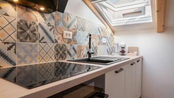 Appartement Duplex Ville, 2 chambres, vue ville | Cuisine privée