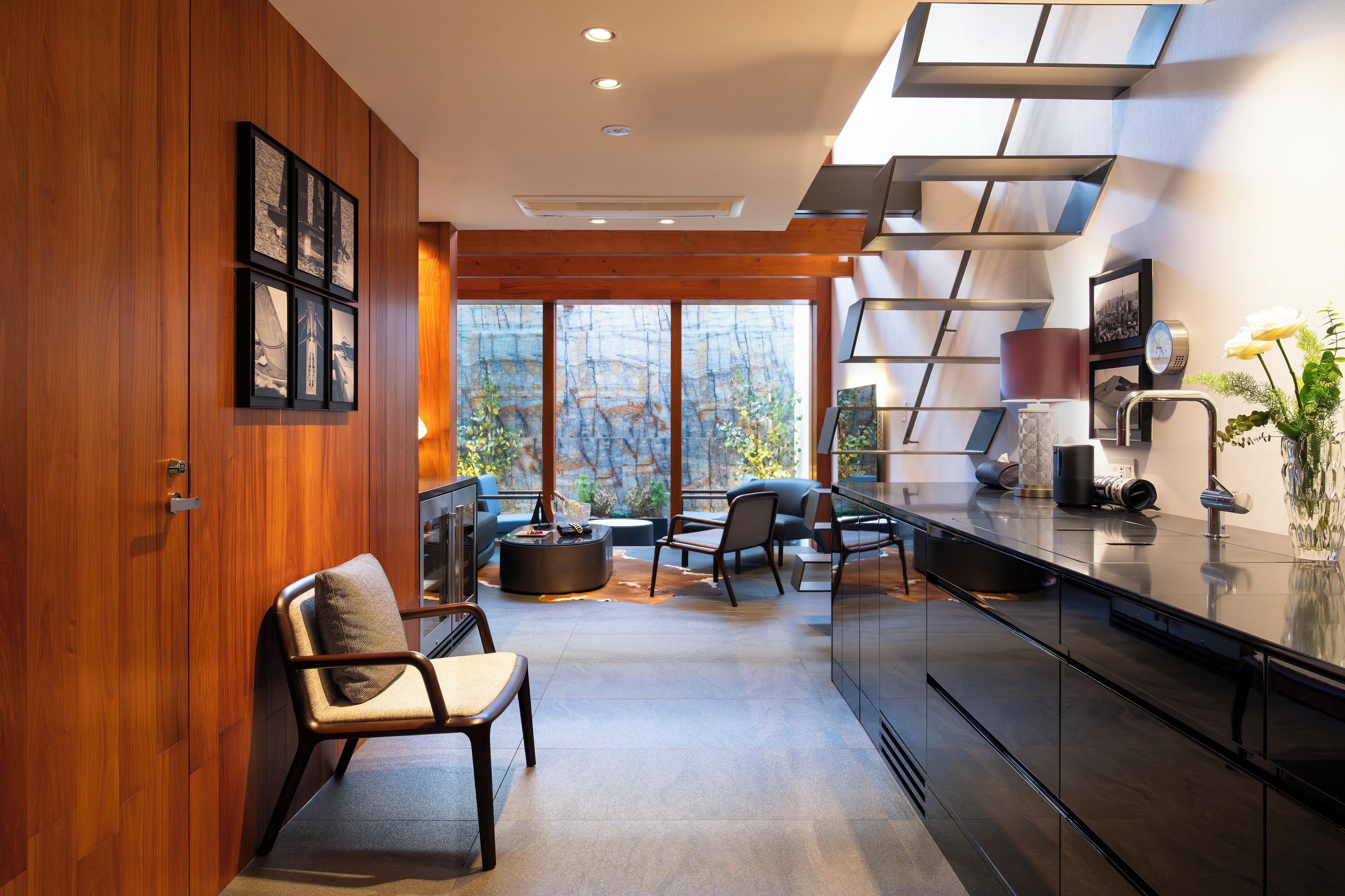 Luxury House, Courtyard View, Mezzanine | Interior