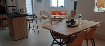 Appartement pour 4 personnes Patio terrasse 400 m de la plage Quartier du Parc