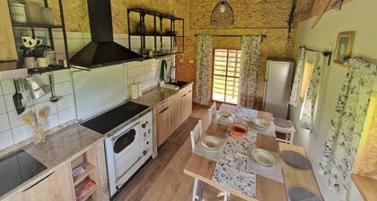 Charming barn Ahker in Kozjansko with old and modern appliances