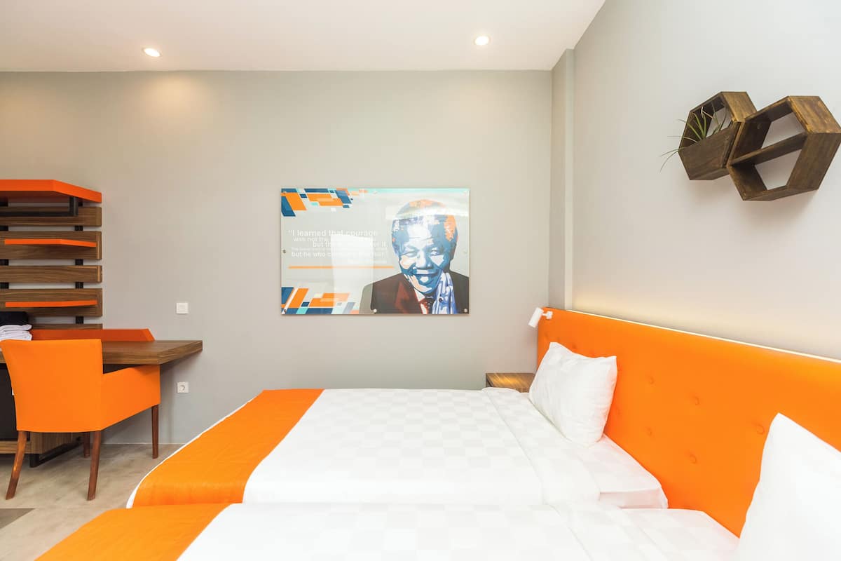 In-room safe, desk, laptop workspace, cribs (surcharge)