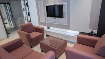 Presidentiële suite, 1 kingsize bed | 1 slaapkamer, geluiddichte muren, gratis wifi