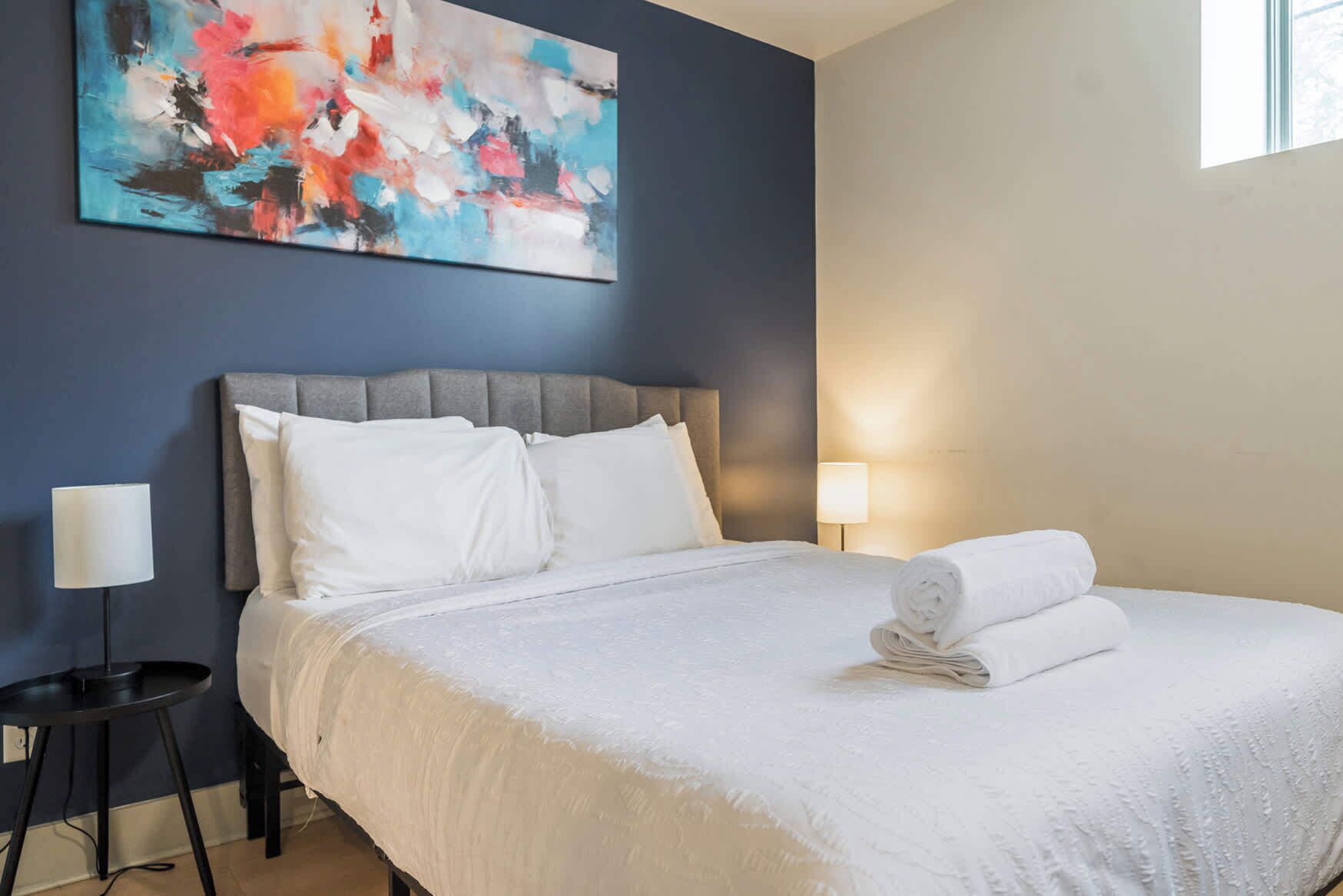 Iron/ironing board, WiFi, bed sheets