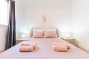 Familie appartement, 3 slaapkamers, keuken, uitzicht op de stad | Gratis wifi