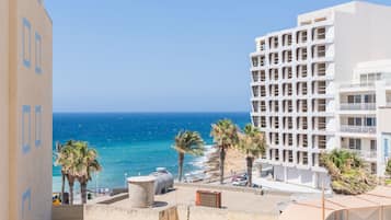 Penthouse Deluxe, 1 phòng ngủ, bếp, quang cảnh biển | Hiên
