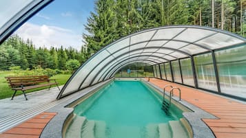 Indoor pool, outdoor pool