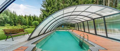 Indoor pool, outdoor pool