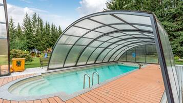 Indoor pool, outdoor pool