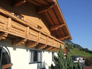 Classic Chalet, 4 Bedrooms | Exterior detail - Private Chalet in Grossarl With Sauna and Beautiful View (Grossarl)