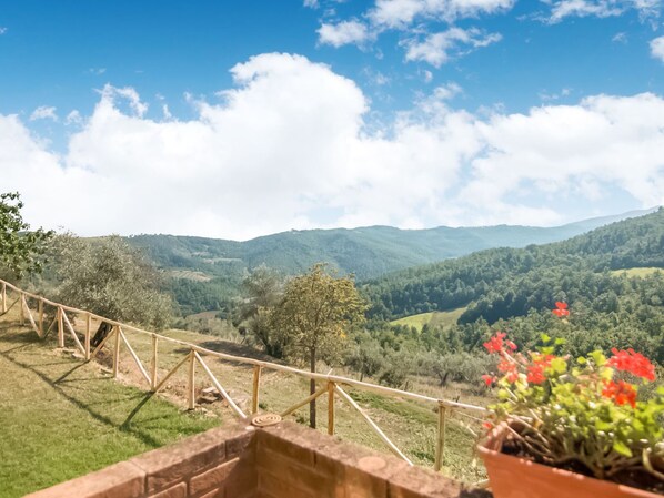 Blick von der Unterkunft