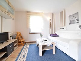 Classic-Bungalow, 1 Schlafzimmer | Wohnzimmer
