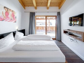 Comfort-huoneisto, 4 makuuhuonetta | 7 makuuhuonetta, yksilöllisesti kalustettu, vuodevaatteet