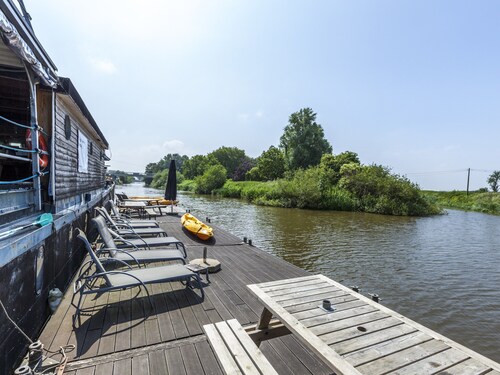 Cushy Boat in Merkem With Terrace