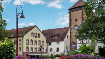 Blick von der Unterkunft