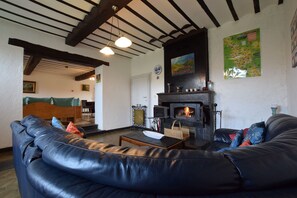 Classic House, 6 Bedrooms | Living room | Fireplace, DVD player