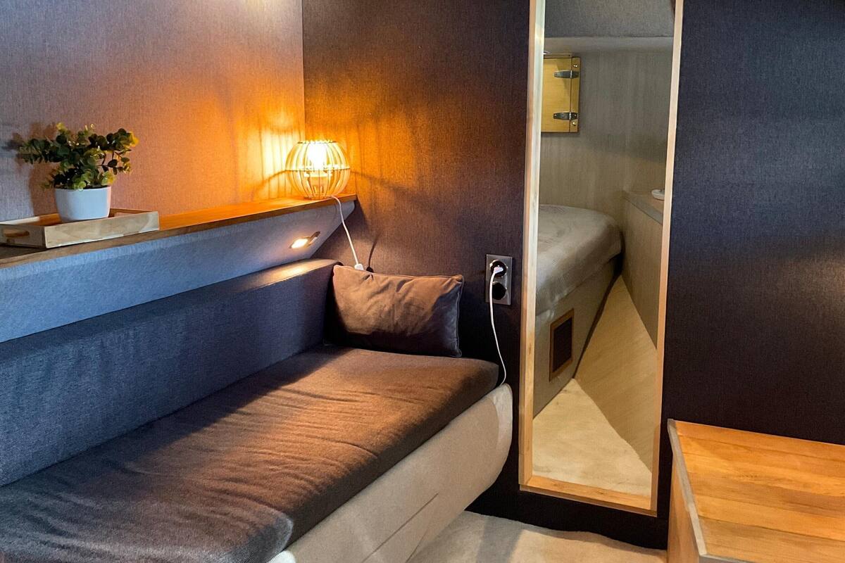 Casa móvil clásica, 4 habitaciones | 4 dormitorios y ropa de cama