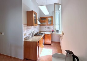 Apartment, Balcony, City View | Private kitchen