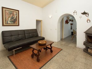 Classic Cottage, 2 Bedrooms | Living room | Fireplace, DVD player - Rural Castle in Bellprat With Terrace (Bellprat)