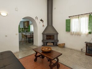 Living room - Rural Castle in Bellprat With Terrace (Bellprat)