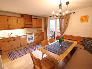 Oven, stovetop, dishwasher, coffee/tea maker