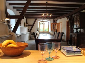 Dining - Mansion in Gressow With Terrace, Garden, Bbq, Pond, Bicycles (Gaegelow)