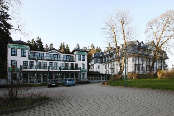 Comfort Apartment, 2 Bedrooms | Exterior - Apartment in fir With a Balcony or a Terrace (Oberharz am Brocken)