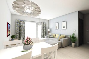 Classic Apartment, 2 Bedrooms | Tempat makan