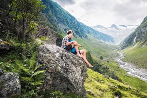 Udsigt fra overnatningsstedet
