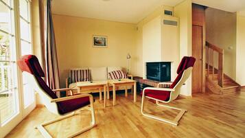Fireplace, DVD player