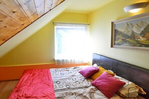 Classic-Haus, 2 Schlafzimmer | 2 Schlafzimmer, individuell eingerichtet, Bettwäsche