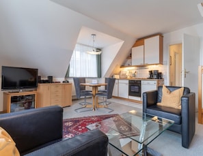 Living room | DVD player - Apartment in St. Peter-ording (St. Peter-Ording)